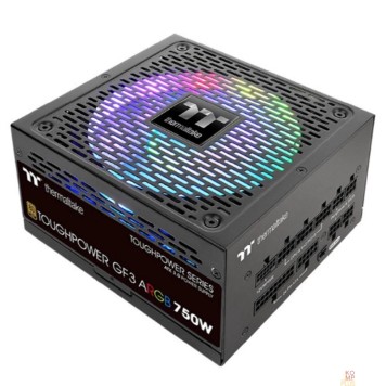 Блок питания Блок питания Thermaltake Toughpower GF3 ARGB 750W PS-TPD-0750F4FAGE-1 /Fully Modular/Pure 14/Full Range/Analog/80 Plus Gold/EU/100% JP CAP/All Flat Cables/Gen 5