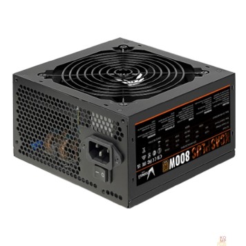 Блок питания Formula KCAS-800 PLUS  { 80+ Bronze, fan 12cm, 550mm cable, 20+4P, 4+4P, PCIe 6+2P x4, PATA x4, SATA x7} (ex Aerocool)-1