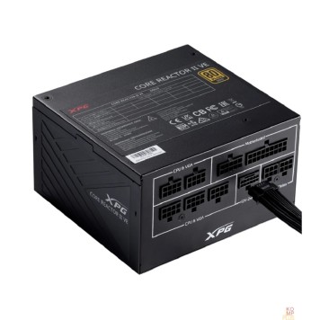 Блок питания XPG CORE REACTOR II VE 750 (ATX 3.1, 750W,  Full Modular,  PWM 120mm FDB fan, Active PFC, DC to DC, Half-Bridge & LLC converter, 80+ GOLD) RET-1