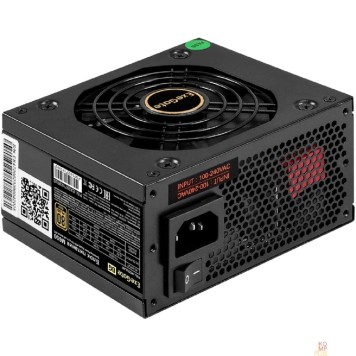 Блок питания Exegate EX297193RUS Блок питания 650W ExeGate M650 GOLD (SFX, APFC, КПД 90% (80 PLUS GOLD), 9cm fan, 24pin, (4+4)pin, 2xPCI-E, 6xSATA, 3xIDE, 1xFDD, Full Cable Management, black, ATX adapter, Retail b-1