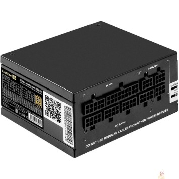 Блок питания Exegate EX297193RUS Блок питания 650W ExeGate M650 GOLD (SFX, APFC, КПД 90% (80 PLUS GOLD), 9cm fan, 24pin, (4+4)pin, 2xPCI-E, 6xSATA, 3xIDE, 1xFDD, Full Cable Management, black, ATX adapter, Retail b-2