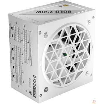 Блок питания  1STPLAYER NGDP GOLD 750W White / ATX 3.1, APFC, 80 PLUS Gold, LLC+DC-DC, full Japan solid-state caps, 120mm fan, full modular / HA-750BA4-WH