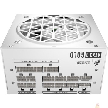 Блок питания  1STPLAYER NGDP GOLD 750W White / ATX 3.1, APFC, 80 PLUS Gold, LLC+DC-DC, full Japan solid-state caps, 120mm fan, full modular / HA-750BA4-WH-2
