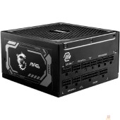 Блок питания Блок питания ПК/ Power Supply MSI MAG A1000GL PCIE5, 1000W 80+ Gold (ATX, 3.1, PCIe 5.1, Full modular, 1x24(20+4)pin, 2xCPU 8(4+4)pin, 4xPCIe*2 8(6+2)pin, 1x12V-2x6, 12xSATA3, 4xMOLEX4pin, Active, 135