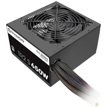 Блок питания Блок питания ПК Thermaltake TR2 S 650 /0650W/Non Modular/Non Light/Single Voltage/Analog/80 Plus/EU/Non JP CAP/All Flat Cables