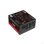 Блок питания Блок питания CBR ATX 1000W 80+ Gold, Full Modular, DC-DC, APFC, 24pin, 1*PCIE5.1(12+4pin), 2*8-pin(4+4P), 3*6+2pin, 5*SATA, 3*IDE, 14cm fan, 1.5м кабель питания, черный PSU-ATX1000-14MG BOX