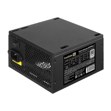 Блок питания Exegate EX282042RUS-OEM Блок питания 550W Exegate 550PPH-LT-OEM, 80+, ATX, black, APFC, 12cm, 24p, (4+4)p, 5*SATA, 3*IDE