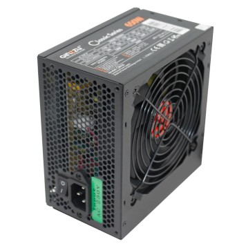 Блок питания Ginzzu CB650 12CM black,24+4p,2 PCI-E(6+2), 4*SATA, 3*IDE,оплетка MB, кабель питания -1