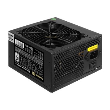 Блок питания Exegate EX282040RUS Блок питания 500W Exegate 500PPH-LT, 80+,RTL ATX, black, APFC, 12cm, 24p, (4+4)p, 5*SATA, 3*IDE-1