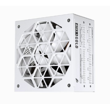 Блок питания  1STPLAYER ACK GOLD 850W White / ATX 3.1, PCle 5.1, APFC, 80 PLUS Gold, LLC+DC-DC, full Teapo caps, 140mm fan, full modular / HA-850BA2-WH-2