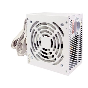 Блок питания Ginzzu CB600 12CM White ,24+4p,2 PCI-E(6+2), 4*SATA,3*IDE,оплетка MB, кабель питания-2