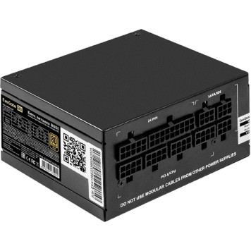 Блок питания Exegate EX297193RUS Блок питания 650W ExeGate M650 GOLD (SFX, APFC, КПД 90% (80 PLUS GOLD), 9cm fan, 24pin, (4+4)pin, 2xPCI-E, 6xSATA, 3xIDE, 1xFDD, Full Cable Management, black, ATX adapter, Retail b-2