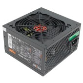 Блок питания Ginzzu CB700 12CM black,24+4p,2 PCI-E(6+2), 6*SATA, 3*IDE,оплетка MB, кабель питания