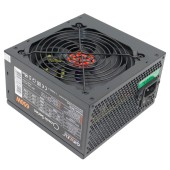 Блок питания Ginzzu CB650 12CM black,24+4p,2 PCI-E(6+2), 4*SATA, 3*IDE,оплетка MB, кабель питания 
