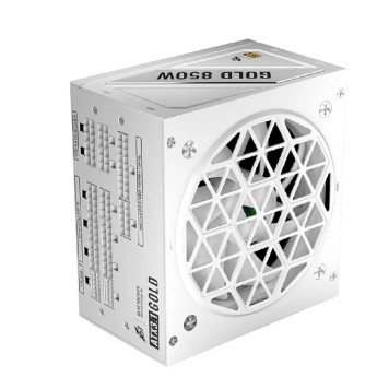Блок питания  1STPLAYER NGDP Gold 850W White/ ATX 3.0, APFC, 80 PLUS Gold, LLC+DC-DC, 120mm fan, full modular / HA-850BA4-WH