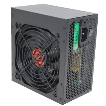 Блок питания Ginzzu CB500 12CM black,24+4p,PCI-E, 4*SATA, 3*IDE,оплетка MB, кабель питания-1