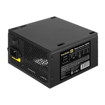Блок питания Exegate EX292335RUS Блок питания 750W ExeGate 750PPE (ATX, APFC, КПД 80% (80 PLUS), 12cm fan, 20+4pin, 2x2x(4+4)pin, 4xPCI-E, 6xSATA, 3xIDE, black)