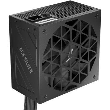 Блок питания  1STPLAYER ACK SILVER 850W Black / ATX 3.1, APFC, 80 PLUS Silver, Double Forward, DC-DC, full Teapo caps, 140mm fan, non-modular / HA-850BA7-BK-1