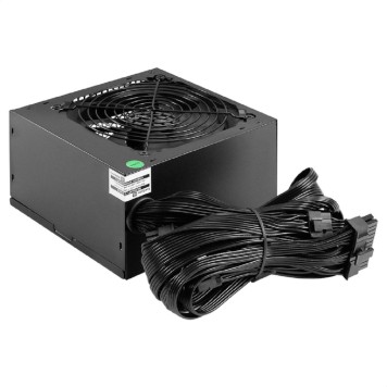 Блок питания Exegate EX298359RUS-OEM Блок питания 450W ExeGate 80 PLUS® Bronze 450PPH-OEM (ATX, APFC, КПД 88% (80 PLUS Bronze), 12cm fan, 24pin, (4+4)pin, 2xPCI-E, 3xSATA, 3xIDE, black, RTL)-2