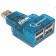 Контроллер Gembird HUB USB2.0 Mini 4-port UHB-CN224