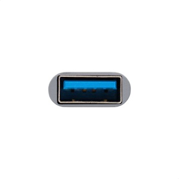 USB-концентраторы Exegate EX299790RUS USB-Хаб (концентратор) 7-в-1 ExeGate DUB-761C3 (кабель-адаптер USB Type-A + Type-C --> 6xUSB2.0, 1xUSB3.0, Plug&Play, серебристый)-2