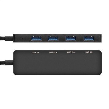 USB-концентраторы Exegate EX297631RUS USB-Хаб (концентратор) 4-в-1 ExeGate DUB-4C/3 (кабель-адаптер USB Type C --> 4xUSB3.0, Plug&Play, черный)-2