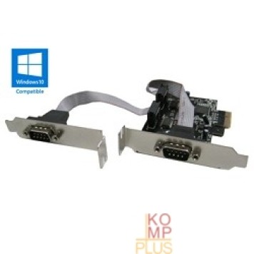 Контроллер ORIENT XWT-PE2SLP OEM PCI-Ex1, 2xCOM9M, Low Profile