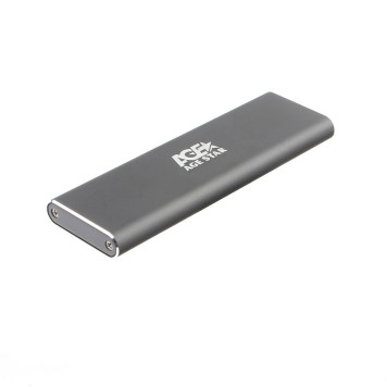 Контейнер для HDD AgeStar 31UBNV1C (GRAY) USB 3.1 Type-C  Внешний корпус M.2 NVME (M-key)  AgeStar 31UBNV1C (GRAY), алюминий, серый 17310-1