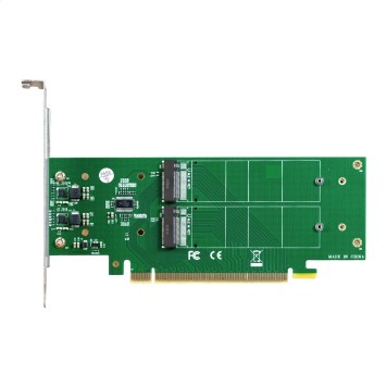 USB-концентраторы Exegate EX298299RUS Переходник ExeGate EXE-597E4 (4 x M.2 M key -> PCI-E x16 v3.0, для установки четырех SSD M.2 2230/2242/2260/2280/22110 M key NGFF в слот PCI-E, материнская плата должна быть c функ-2