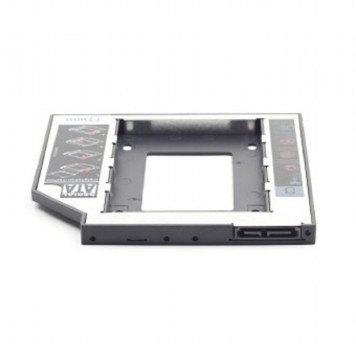Контейнер для HDD Gembird MF-95-02 Низкопрофильный адаптер для 2.5-дюймового накопителя в отсек 5.25 дюйма, 12 мм