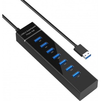 Контроллер KS-is KS-569A USB хаб 7xUSB 3.0 F в USB 3.0 Type A M с блоком питания