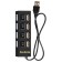 USB-концентраторы Exegate EX293977RUS USB-Хаб (концентратор) ExeGate DUB-42SW (кабель-адаптер USB2.0 --> 4xUSB2.0, кнопки включения/отключения для каждого порта, Plug&Play, черный)