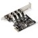USB-концентраторы Exegate EX283716RUS Контроллер EXE-314 PCI-E 2.0, 4*USB3.0 ext, разъем доп.питания (OEM)