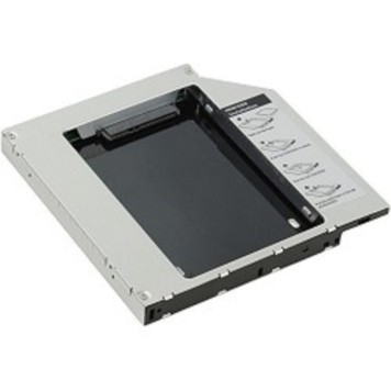Контейнер для HDD AgeStar SSMR2S Сменный бокс для HDD/SSD  SATA-SATA, металл-пластик, черный, 2.5