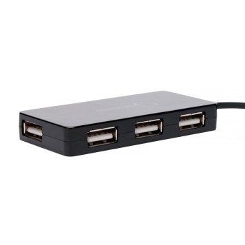 Контроллер Gembird Концентратор USB 2.0 UHB-U2P4-03, 4 порта, блистер (UHB-U2P4-03)-1