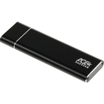 Контейнер для HDD AgeStar 3UBNF5C (BLACK) USB 3.1 Type-C  Внешний корпус M.2 NGFF (B-key)  AgeStar 3UBNF5C (BLACK), алюминий, черный-2