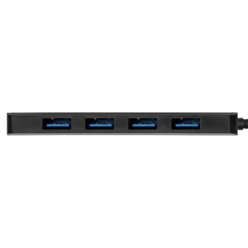 USB-концентраторы Exegate EX293980RUS USB-Хаб (концентратор) ExeGate DUB-4P/1 (кабель-адаптер USB3.0 --> 4xUSB3.0, Plug&Play, черный)-2