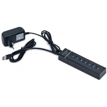 Контроллер KS-is KS-569 USB хаб 1xUSB 3.0 6xUSB 2.0 F в USB 3.0 Type A M с БП-1