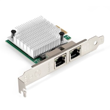 USB-концентраторы Exegate EX296210RUS Сетевой адаптер ExeGate EXE-562 (PCI-E x1 v2.0, 2xRJ45, UTP 10/100/1000Mbps, Realtek Chipset RTL8111F)