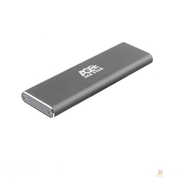 Контейнер для HDD AgeStar 31UBNV1C (GRAY) USB 3.1 Type-C  Внешний корпус M.2 NVME (M-key)  AgeStar 31UBNV1C (GRAY), алюминий, серый 17310-1