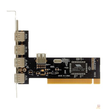 USB-концентраторы Exegate EX281227RUS Контроллер EXE-352 PCI v2.2, 4*USB2.0 ext. + 1*USB2.0 int., VIA Labs Chipset VT6212L-1