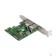 USB-концентраторы Exegate EX283719RUS Контроллер EXE-323 PCI-E 2.0, 2*USB3.0 ext + 1*Type-C, разъем доп.питания (OEM)