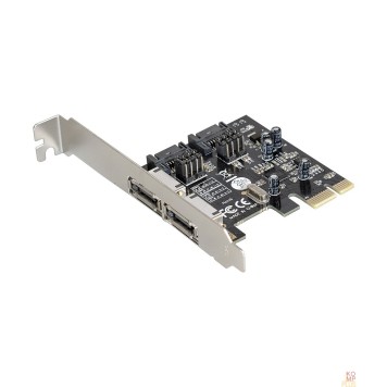 USB-концентраторы Exegate EX283707RUS Контроллер EXE-501 PCI-E 2.0, SATA3 6Gb/s, 2 int+2 ext (OEM)-1