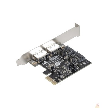 USB-концентраторы Exegate EX283707RUS Контроллер EXE-501 PCI-E 2.0, SATA3 6Gb/s, 2 int+2 ext (OEM)-2