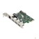Контроллер Exegate EX283714RUS Контроллер сетевой EXE-361 PCI-E 2.0, 3*USB3.0 ext + LAN UTP 1000Mbps, раз.доп.пит.OEM)
