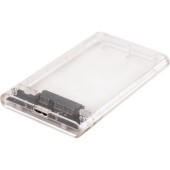 Контейнер для HDD AgeStar 3UB2P4 (TRANSPARENCY)USB 3.0 Внешний корпус 2.5" SATAIII HDD/SSD  пластик, прозрачный 50  (672691)(17312)