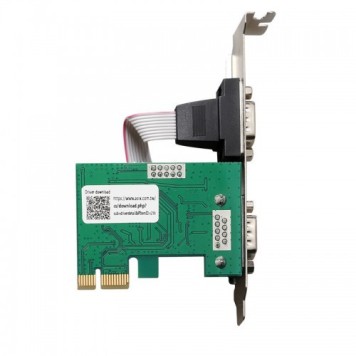 Контроллер KS-is KS-575 Контроллер PCIe COM RS232 x 2-1