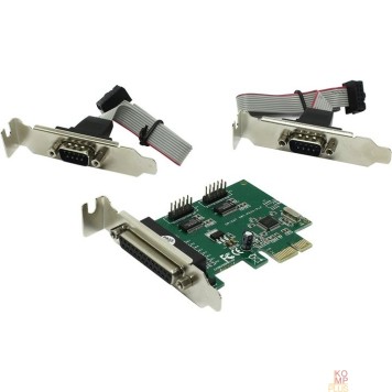 Контроллер ORIENT XWT-PE2S1PLP RTL контроллер  PCI-E to COM 2-port + LPT 1-port (WCH CH382) Low Profile (30255)