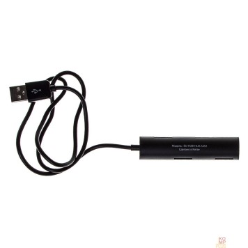 Контроллер Разветвитель USB 2.0 Buro BU-HUB4-0.5R-U2.0 4порт. черный-1