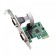 Контроллер KS-is KS-575 Контроллер PCIe COM RS232 x 2
